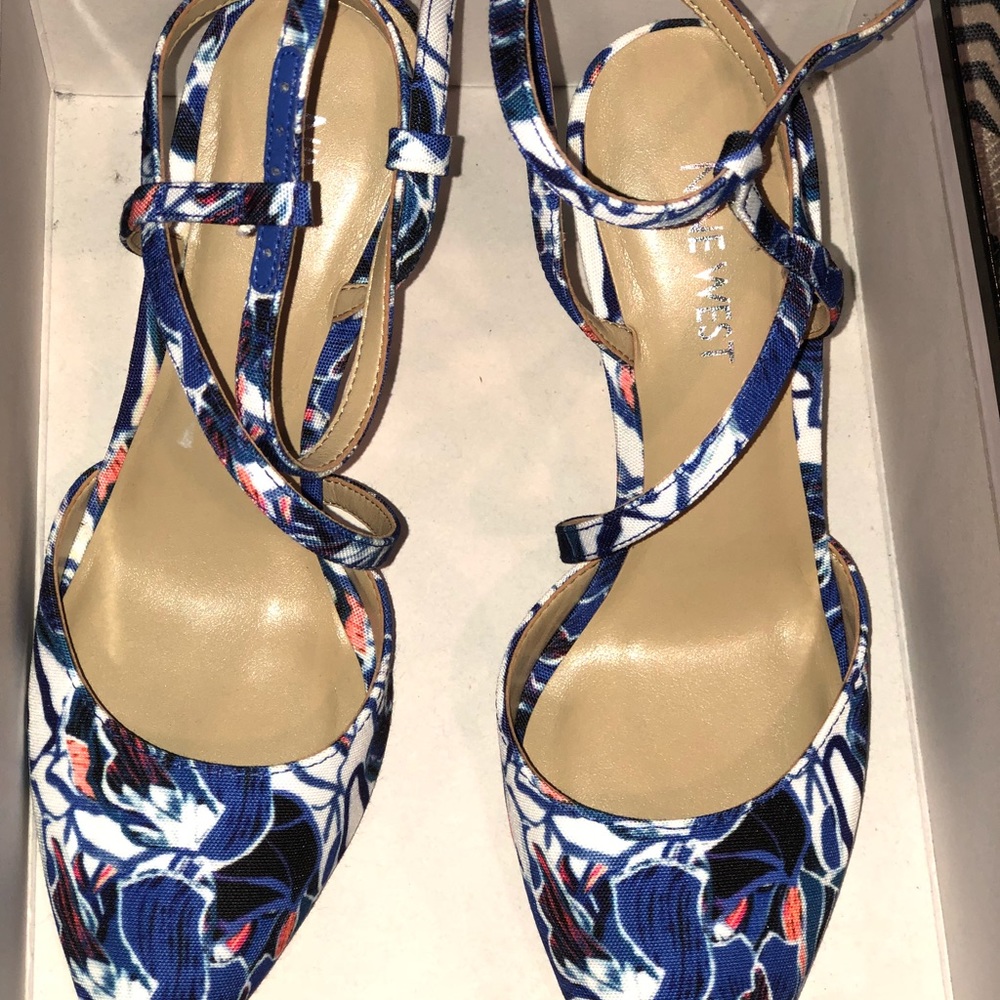 Blue shoes